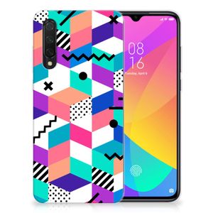 Xiaomi Mi 9 Lite TPU Hoesje Blokken Kleurrijk