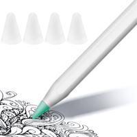 4 STKS antislip Mute slijtvaste NIB cover voor Apple pencil 1/2 (transparant) 4 STKS antislip Mute slijtvaste NIB cover voor Apple pencil 1/2 (transparant)