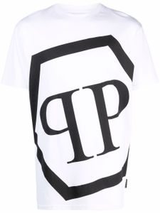 Philipp Plein t-shirt oversize à logo imprimé - Blanc