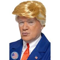 Donald Trump pruik blond