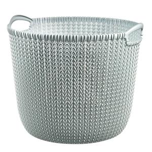 Curver opbergmand knit rond l 30 l mistblauw