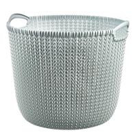 Curver opbergmand knit rond l 30 l mistblauw - thumbnail