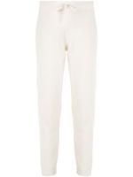 Cashmere In Love pantalon de jogging en maille nervurée - Blanc - thumbnail