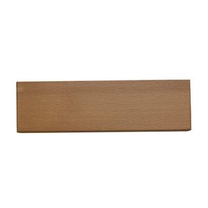 Rechthoekige blanke houten meubelpoot 4,5 cm