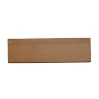 Rechthoekige blanke houten meubelpoot 4,5 cm - thumbnail