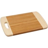 Secret de Gourmet Snijplank - met handvat - 30 x 20 cm - bamboe hout - Serveerplank - Broodplank