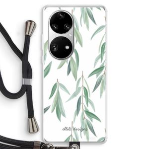 Branch up your life: Huawei P50 Pro Transparant Hoesje met koord