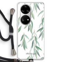 Branch up your life: Huawei P50 Pro Transparant Hoesje met koord