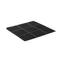 ring rubber mat - 92 x 92 x 1 cm - zwart ring rubber mat - 92 x 92 x 1 cm - zwart