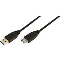 LogiLink 3m USB A - USB A 3.0 F/M - thumbnail