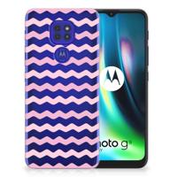 Motorola Moto G9 Play | E7 Plus | TPU bumper | Waves Roze