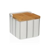 Zoutvaatje met deksel Versa G-LINES Keramisch 12,2 x 11,5 x 12,2 cm