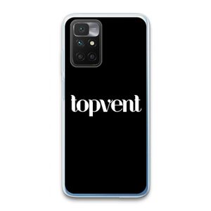 Topvent Zwart: Xiaomi Redmi 10 Transparant Hoesje