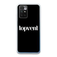 Topvent Zwart: Xiaomi Redmi 10 Transparant Hoesje
