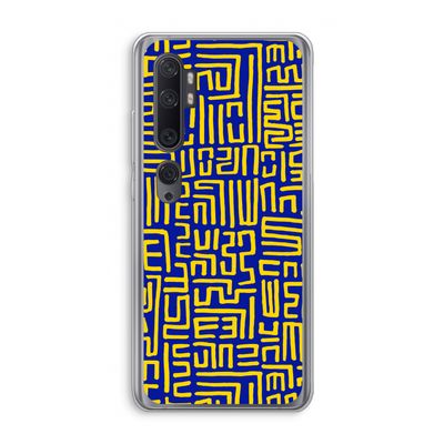 Majorelle Blue Print: Xiaomi Mi Note 10 Transparant Hoesje
