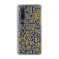 Majorelle Blue Print: Xiaomi Mi Note 10 Transparant Hoesje