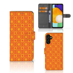 Samsung Galaxy A04s | Samsung Galaxy A13 5G Telefoon Hoesje Batik Oranje