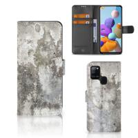 Samsung Galaxy A21s | Bookcase | Beton Print