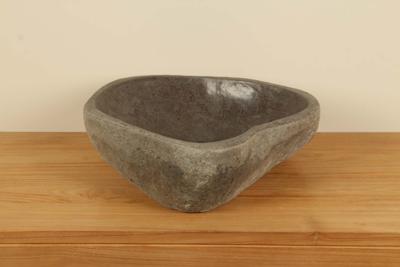 Flussstein Waschbecken RM030322, 48x43x15 cm