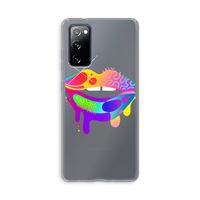Lip Palette: Samsung Galaxy S20 FE / S20 FE 5G Transparant Hoesje