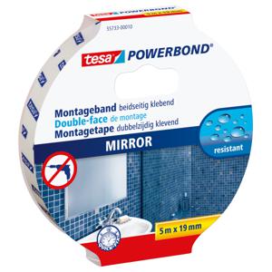 tesa MIRROR 55733-00010-04 Montagetape tesa Powerbond Wit (l x b) 5 m x 19 mm 1 stuk(s)