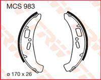 TRW Remschoenen, remblokken en voor de moto, MCS983