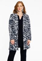 Yoek Blazer lang ARIA | Blauw | Maat 54/56