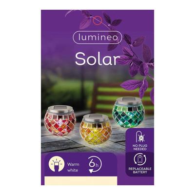 Zonnelamp Lumineo 894596 9 cm Mozaïek