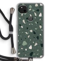 Terrazzo N°19: Pixel 4a Transparant Hoesje met koord