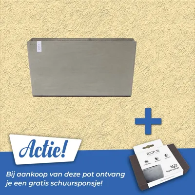 Pot paris wheels taupe l100cm