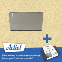 Pot paris wheels taupe l100cm