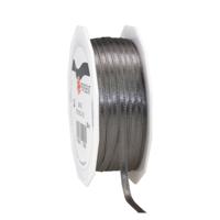 Cadeaulint Satijn - 0.3 cm x 50 meter - Donkergrijs - cadeaus inpakken - sierlint