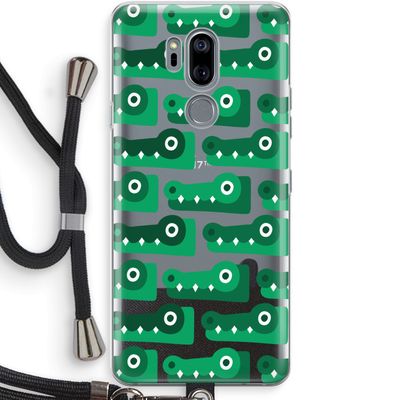 Crocs: LG G7 Thinq Transparant Hoesje met koord