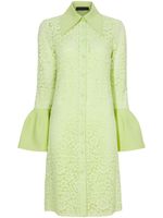 Proenza Schouler robe-chemise à fleurs en dentelle - Vert - thumbnail