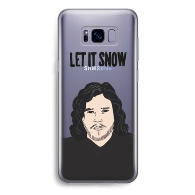 Let It Snow: Samsung Galaxy S8 Plus Transparant Hoesje