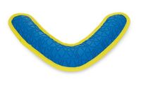 Beeztees fetch boomerang - hondenspeelgoed - blauw/geel - 25x25x4 cm