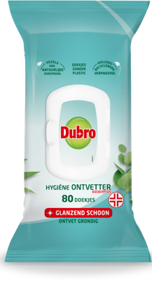 Dubro Hygiëne Ontvetter Doekjes Eucalyptus Dubro Hygiëne Ontvetter Doekjes Eucalyptus