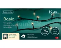 Basic Kerstverlichting 80 LED 6m WW