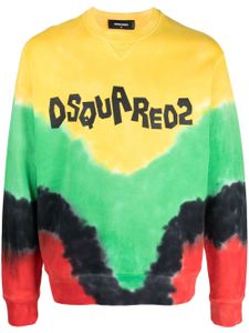 DSQUARED2 sweat en coton à logo imprimé - Jaune