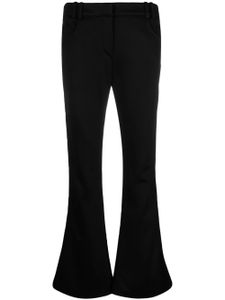 Balmain pantalon de tailleur évasé - Noir