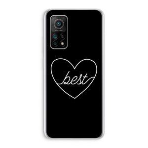 Best heart black: Xiaomi Mi 10T 5G Transparant Hoesje