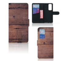 OPPO Find X3 Neo 5G Book Style Case Old Wood