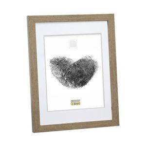 Deknudt Fotokader met passe-partout in bronskleur 15x20 S43AD2