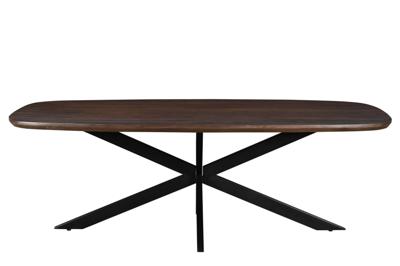 Eettafel Jesper Deens Ovaal Bruin 180 cm