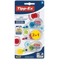 Tipp-Ex correctieroller Mini Pocket Mouse Fashion, blister 2 + 1 gratis