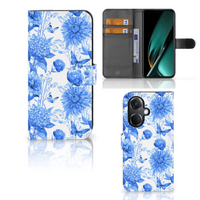 Hoesje voor OnePlus Nord CE 3 Flowers Blue - thumbnail