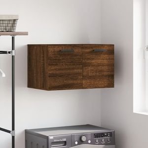 Wandkast 60x36,5x35 cm bewerkt hout bruineikenkleurig