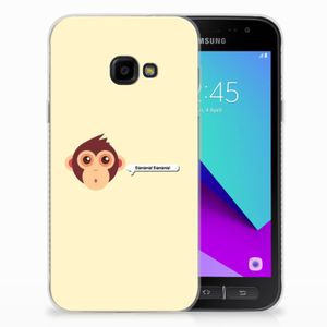 Samsung Galaxy Xcover 4 | Xcover 4s Telefoonhoesje met Naam Monkey