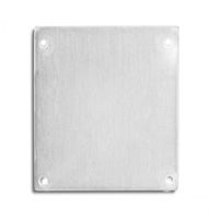 Eindkap E69 aluminium voor LED profiel PN17 2 stuks
