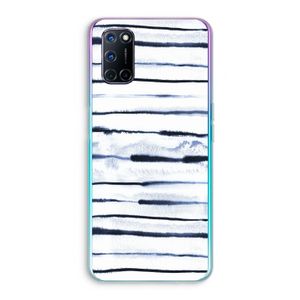 Ink Stripes: Oppo A72 Transparant Hoesje